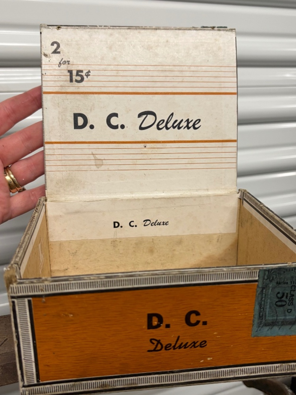 Vintage cigar box